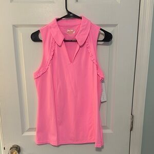 Lilly Pulitzer Martina Polo SPF 50  Luxletic NWT. Sz L